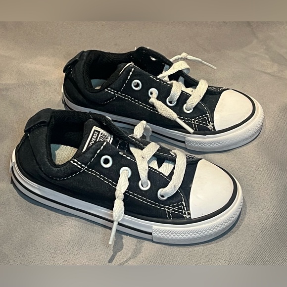 Converse Other - Converse Kids Black and White Sneakers